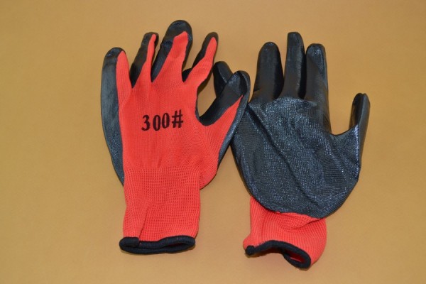 Перчатки RIGHT HAUSEN плотные красно-черные HN-162020