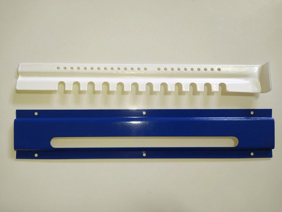 Летковый заградитель 245 мм 2х-элем. с полимерн. покрытием 45*250