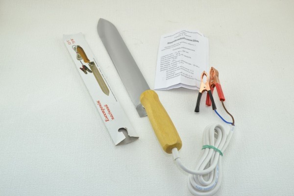 Нож пасечный (электрический) для распечатки сот 280мм 12 V (нержавейка)