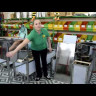  Стіл 1 м з плоским кошиком, пластмасовий кран (Лист 0,5 AISI 304)